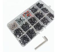 500PCS Universal RC Car Tornillo Kit Tornillos Surtido Set Hardware Sujetadores Compatible con Axial Redcat HPI Arrma Losi 1/8 1/10 1/12 1/16 Scale RC Cars Trucks Crawler