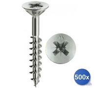 500X Tornillos Autofiles Para Aglomerado Panelvit Chromiting&REG; Mustad Tsp Pz