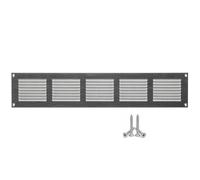 500x100mm Metalica Rejilla de Ventilación con Mosquitera - Galvanizado