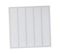500x500mm Rejilla de Ventilación con Mosquitera - Rejillas de Aireación Metálicas - Acero, Blanco