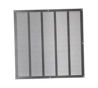 500x500mm Rejilla de Ventilación con Mosquitera - Rejillas de Aireación Metálicas - Acero Galvanizado