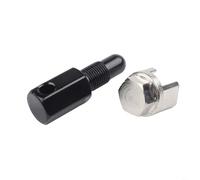 502541603 Herramienta de extracción de embrague y kit de tope de pistón de 14 mm, extractor de metal de 2 zapatas para Husqvarna 445/450/455/460, ForRancher 461, 435, 340, 345, 346XP, 350, 351, 353
