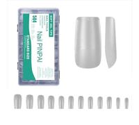 504pcs Puntas De Uñas Falsas Mate Gel Cubierta Acrílico Falso Presione Para Salón De Inicio Cubierta Presionar En La Uña