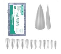 504pcs Puntas De Uñas Falsas Mate Gel Cubierta Acrílico Falso Presione Para Salón De Inicio Cubierta Presionar En La Uña