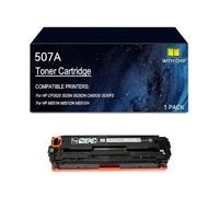 507A Cartucho de tóner Compatible con CE400A CE401A CE402A CE403A, con chip | Reemplazo for cartuchos de tóner 507A CP3525 3525N 3525DN CM3530 3530FS M551N M551DN M551XH Impresora(Black)