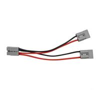 50A - Cable divisor en forma de Y, sin género, protección contra polaridad, para extensión de batería de coche, camión o autobús