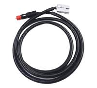 50A High Current 12V Wire and Connector with 2m Male Cigarette Lighter Socket for Style P-lug, Vehicle Battery and Heavy Duty Appliance Power Supply With sheath