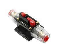 50Amp Audio Circuit Breaker Auto Car Stereo Inline Fuse Holders Inverter, Manual Reset 12V-24V DC
