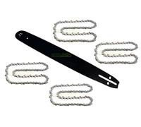 50cm 1.5mm 0.325" 76 TG Espada + 4X Cadena para Motosierra HYUNDAI CS6220G