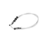 50cm-120cm Tubos de Freno Para Motos, Manguera de Freno de Acero Embrague (900mm -Plata)