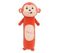 50cm Cute Rabbit Pillow Plush Toy Lion Monkey Frog Animal Long Leg Sleeping Cushion Doll To Children Birthday(Red)