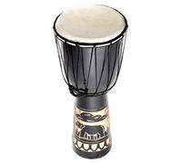 50cm Djembe Tambor Bongo Tambor de Madera Darbuka Buen Sonido Elefante Tallado