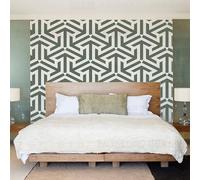 50cm Geometric Arrow Abstract Stencil Plantillas Para Decoración Pintura De Azulejos Grandes Paredes De Mandala Patrones Grandes Plantilla De Pared De Nicho De Muebles Plantillas De Patrones