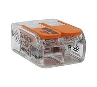 50er Set bornes de conexión Wago 20x 2 hilos 20x 3 hilos 10x 5 hilos con palanca 0,2-4 qmm diseño pequeño, transparente