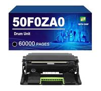 50F0ZA0 Unidad De Tambor Compatible para Lexmark MX310dn MX611de MX511de MX410de MX611dhe MX610de MX511de MX511dte MX611dte MX611dfe Impresoras,50F0ZA0-60000 Pages