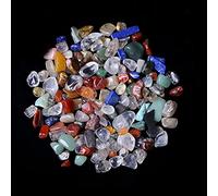 50g, 3 tamaños, piedra de cristal de cuarzo mezclado Natural, grava de roca, espécimen, decoración de tanque, piedras naturales y, piedra (Size : 4 to 6mm)