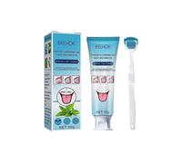 50g box (A)$Tongue cleaning gel with brush tongue cleaning oral care removes bad breath fresh breath