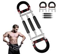 50KG/100KG Entrenador de Brazo Giratorio,Shaker Twister Arm Trainer,Extensor de Pecho,Expansor De Pecho,Equipo de Entrenamiento de Pecho,para Brazos,Hombros,Abdominales y Espalda (rojo 100KG)
