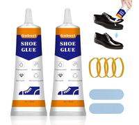 50ml*2 Pegamento Fuerte para Calzado, Pegamento para Reparación de Suelas, Impermeable Pegamento para Zapatos, para Calzado Adecuado para Calzado Deportivo y Calzado de Cuero