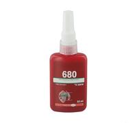 50ml 680 compuesto de retención verde de alta resistencia, anaeróbico para piezas cilíndricas, cizalla de 4000 PSI, fijación de 10 minutos, conjunto de polea de engranaje de eje
