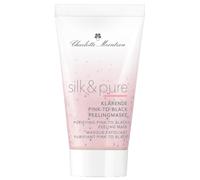 50ml Charlotte Meentzen Silk & Pure Mascarilla exfoliante rosa-negra clarificadora