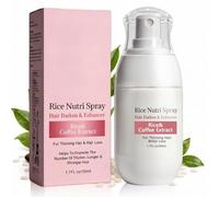 50ML Spray para el crecimiento del cabello de arroz, Rice Water para crecimiento del cabellos, Mejora la apariencia las raíces, Aumentar el grosor cabello, Hombres y Mujeres