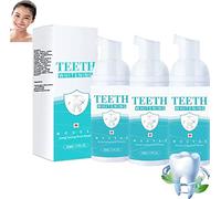 50ml Teethaid Mouthwash, Whitening Foam Toothpaste, Refreshing Breath Deep Cleaning Toothpaste, Fresh Breath (3Pcs)