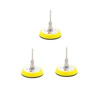 50mm 2 Inch Polishing Mix Grit Sanding Disc Polish Pad Backer Sander Plate with 3mm Shank for Electric Grinder Rotary Tool(3pcs)