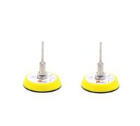 50mm 2 Inch Polishing Mix Grit Sanding Disc Polish Pad Backer Sander Plate with 3mm Shank for Electric Grinder Rotary Tool(2pcs)