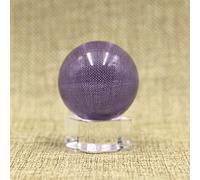 50mm Bola de cristal Esfera de cristal Artesanía Hogar Decoración de fiesta de boda Adornos Esfera de lente Accesorios de fotografía Araña-purple_40mm