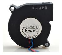 50mm CPU fan,BFB0512HH 5015 DC12V fan,0.32A 3-Wire 3-Pin Double Ball Bearing Turbine Blower Cooling Fan