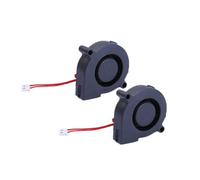50mm Ventilador 12v 5015 Rodamiento Hidráulico 50mm x 15mm DC Sin Escobillas Turbo Ventilador para Impresora 3d (2Pcs)