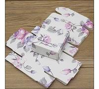 50p, venta al por mayor, bricolaje, estilo de flor hecho a mano, paquete de regalos de agradecimiento, caja de papel kraft, caja de dulces de boda, 65x65x30mm, suministros para fiestas, igual que en