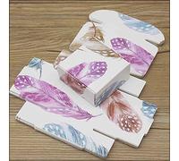 50p, venta al por mayor, bricolaje, estilo de flor hecho a mano, paquete de regalos de agradecimiento, caja de papel kraft, caja de dulces de boda, 65x65x30mm, suministros para fiestas, igual que en