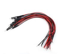 50Pcs 12V Luces LED de Diodo Precableado LED Diodos Emisores de Luz 3 mm Cabeza Redonda Cuenta de Luz Multicolor Parpadeo Rápido 20mA 5-12V