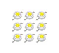 50pcs 1W 3W Full Power Led LED 3V Light Emitting Diode Headlights Power LED for Spotlight Downlight Lamp Bulb LED DIY(Cold White,1W)