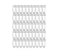 50pcs 32mm Metal Safety Pins Brooch Locking Clasp Sewing Craft Tool