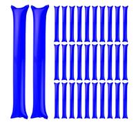 50PCS 60 * 10 Fabricantes de Ruido Azules para Animar Palo de Animación Palo de Trueno Inflable Fabricante de Ruido de Espíritu de Plástico para Eventos Deportivos Favor de Fiesta de Cumpleaños