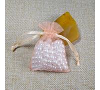 50pcs Bolsa de joyería 7x9 9X12 10x15 13x18cm Favor Decoración de fiesta de boda Bolsa de embalaje Bolsas de regalo de organza Bolsas de embalaje de joyería-champagne, 13x18cm