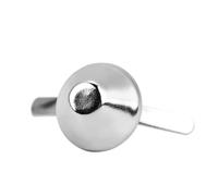 50PCS Bolsa de Perno Prisionero Pies de Placa Metal Planos Espiga Hongo para Carpintería