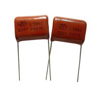 50pcs CBB 394 630V 394J CBB21 0.39uF 390nF P20 Metallized Polypropylene Film Capacitor Capacitance Meters
