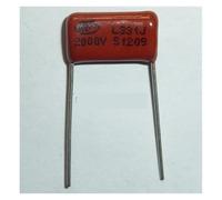 50pcs CBB capacitor 331 2000V 331J 2KV 330pF 0.33nF P15 CBB81 Metallized Polypropylene Film Capacitor Capacitance Meters
