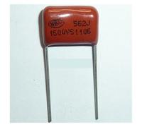 50pcs CBB capacitor 562 1600V 562J 1.6KV 5600pF 5.6nF P15 CBB81 Metallized Polypropylene Film Capacitor Capacitance Meters