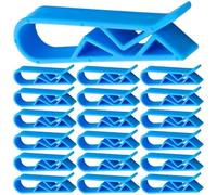 50Pcs Clip De Basura De La Pinza De Basura Clips De La Basura Clips De Plástico Bolsas De Basura Azul De Plástico De La Basura Pinzas De La Basura De La Basura Clips De