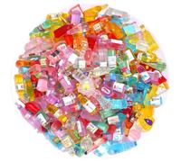 50pcs Cute Slime Charms Mixed Set Resin Flatback para DIY Craft Making y Ornament Scrapbooking Beads Surtido Candy Fruit Cake Resina Trellis Resin Ornament Kit Making Supplies
