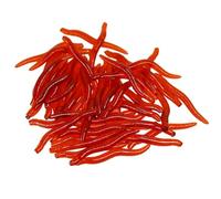 50pcs De Señuelos Suaves Cebos Silicona Cebos Artificiales Suaves Lombrices De Tierra Señuelos Pesca Fácil Usar Pesca Silicona Flexible Agua Dulce