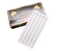 50PCS desechables agujas del tatuaje, RL estériles desechables sombreado a granel aguja del tatuaje de la máquina del tatuaje, tatuaje del equipo de la fuente (1RL)