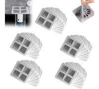 50PCS Disposable Hair Drain Stickers with Drain Screen Filter for Shower Drain Hair Catcher and Bathtub Filter - Effective Floor Drain Cover Protector, for Shower Drain, Sink Protector (50Pcs)