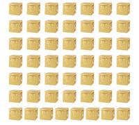 50pcs Eid Party Treats Boxes Crafted From Sturdy Pearlescent Paper Perfect For Gift Wrapping And Decorations Eid Candy Boxes