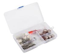 50Pcs Electric Grinder Accessory Kit | High Abrasion Endurance for Metal Processing/Polishing/Engraving | 20000 RPM Upper Speed with CBN Grinding Heads & Wool Wheels